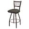 Holland Bar Stool Co 36" Swivel Bar Stool, Bronze Finish, Graph Chalice Seat 81036BZ019 - alternate 1